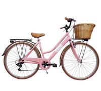 Cicli Tessari - bicicletta da donna bici city bike 28 vintage cesto vimini