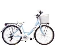 Cicli Tessari - bicicletta donna bici da ragazza city bike 26'' cambio 6v