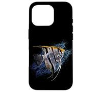 Ciclidi custode di pesci tropicali Angelfish - Ventaglio di Custodia per iPhone 16 Pro