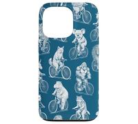 Ciclismo Bicicletta Ciclista Animali Selvaggi Modello Animale Custodia per iPhone 13 Pro