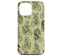 Ciclismo Bicicletta Ciclista Animali Selvaggi Modello Animale Custodia per iPhone 13 Pro Max