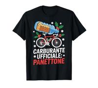 Ciclismo Ciclista Amatoriale Panettone Bici Divertente Maglietta