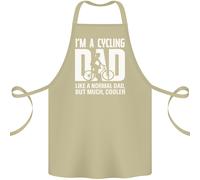 Ciclismo Dad Like A Normale Festa Del Papà Grembiule di Cotone 100% Biologico