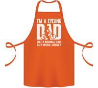 Ciclismo Dad Like A Normale Festa Del Papà Grembiule di Cotone 100% Biologico