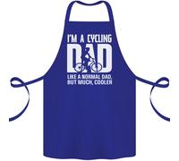 Ciclismo Dad Like A Normale Festa Del Papà Grembiule di Cotone 100% Biologico