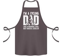 Ciclismo Dad Like A Normale Festa Del Papà Grembiule di Cotone 100% Biologico