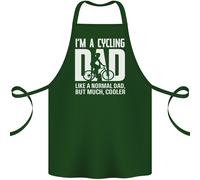 Ciclismo Dad Like A Normale Festa Del Papà Grembiule di Cotone 100% Biologico