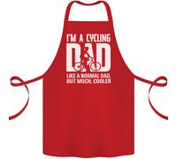 Ciclismo Dad Like A Normale Festa Del Papà Grembiule di Cotone 100% Biologico