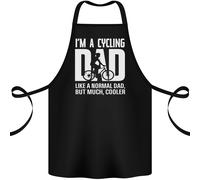 Ciclismo Dad Like A Normale Festa Del Papà Grembiule di Cotone 100% Biologico