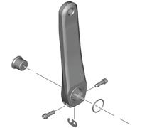 SHIMANO Biella Iz. 172,5 mm, Unisex-Adulto, Multicolore (Multicolore), Taglia Unica