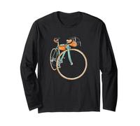 Ciclismo E BIKEPACKING su Vecchia Bici da Corsa STEM Green Maglia a Manica