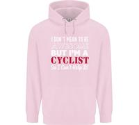 Ciclismo i Don'T Mean To Be Stupenda Ciclisti Bambini Felpa con Cappuccio
