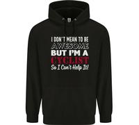 Ciclismo i Don'T Mean To Be Stupenda Ciclisti Bambini Felpa con Cappuccio