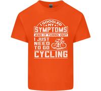 Ciclismo I Googled My Sintomi Ciclisti Divertente T-Shirt Ragazzi Ragazze