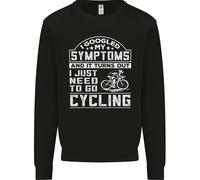 Ciclismo I Ho Cercato I Miei Sintomi Ciclista Divertente Uomo Felpa Maglione