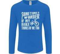 Ciclismo I Wonder Se il Mio Bici Bicicletta Ciclisti Uomo Maniche