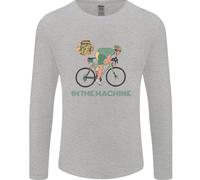 Ciclismo IN The Machine Ciclisti Divertente Uomo Maniche