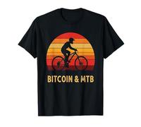 Ciclismo Libertà Bitcoin Ride & Roam Bike Vita su strada Bitcoin Maglietta