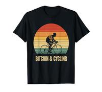 Ciclismo Libertà Bitcoin Ride & Roam Bike Vita su strada Bitcoin Maglietta