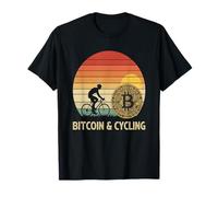 Ciclismo Libertà Bitcoin Ride & Roam Bike Vita su strada Bitcoin Maglietta