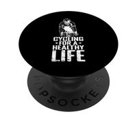 Ciclismo Per Una Vita Sana In Bicicletta PopSockets PopGrip Adesivo