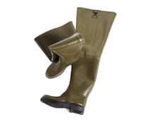 Aigle Tc Verde - Stivali Di Gomma Cosciali Verde - Uomo Scarpe Stivali Di Gomma