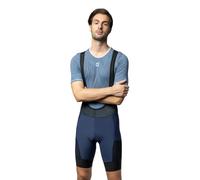 Ale Griss Cargo Bib Shorts Nero S Uomo Navy Blue