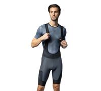 Ale Stones Cargo Bib Shorts Grigio M Uomo Grey
