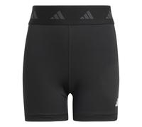 adidas Bambina Techfit AEROREADY Short Leggings Kids, Black/Carbon/White, 7-8 Years