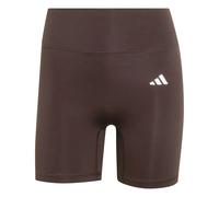 Pantaloncini da tennis da donna Adidas Optime Essentials - aurora cofee - Marrone (S)