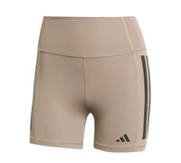 Ciclisti da donna adidas Optime 3-Stripes Beige L 5"