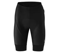 Gonso SQlab GO W, Pantaloncini da ciclismo da donna, Calzamaglia con cuscinetto di seduta ergonomico SQlab, Taglio innovativo senza cuciture laterali, Vestibilità aderente, Nero, 48