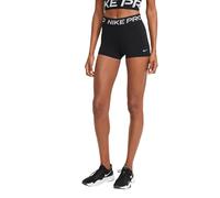 Nike W NP 365 Short 3", Pantaloncini Donna, Black/(White), L