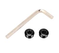 Ciclo del pedale del ciclo CACLE | Copertura in lega di alluminio con filettatura standard per mountain bike/strada | Protezione del pedale di protezione e ruggine | (Black)