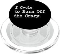 Ciclo per bruciare le citazioni pazze e divertenti in bicicletta PopSockets PopGrip per MagSafe