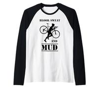 Ciclocross Sudore Sangue E Fango Maglia con Maniche Raglan