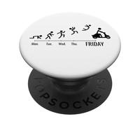 Ciclomotore Scooter Motociclo Weekend Motocicletta Scooter PopSockets PopGrip Adesivo