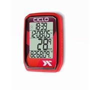 Ciclosport Ciclo PROTOS 105, Computer per Biciclette Unisex-Adult, Rosso, normale