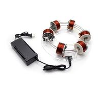 Ciclotrone Elettromagnetico Fai-Da-Te, Acceleratore Circolare a 6 Bobine, Attrezzatura per Esperimenti Scientifici, Modello di Sussidi Didattici di Fisica