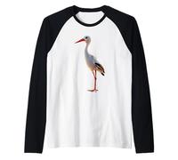 Cicogna Bianca Cicogna Gigante Cicogne Maglia con Maniche Raglan