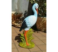 CICOGNA NASCITA BIMBA BIMBO GIARDINO DA ESTERNO COCCARDA CEMENTO FIOCCO NASCITA