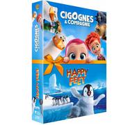 Coffret animation 2 films : cigognes et compagnie ; happy feet