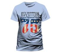 CID - Led Zeppelin - Us 75, T-shirt Uomo, Blu, Xx-large (taglia Produttore: Xx-large)