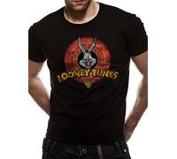 CID Men's Looney Tunes-Logo T-Shirt M Black (Black Black)