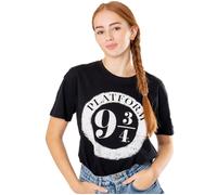 CID Official Harry Potter Platform 9 and 3/4 Black Unisex T-Shirt L Black