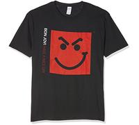 CID Bon Jovi Smirk Maglietta, Nero (Black Black), Large (Taglia Unica: L) Uomo