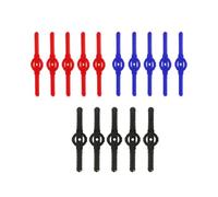 Cidegoo Lame di plastica per decespugliatore, 15 pezzi, testine di ricambio per tosaerba, lame per decespugliatore, accessori per attrezzi da giardino