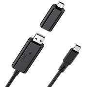 CIDETTY Cavo di conversione del segnale video USB-A/C per estensore dello schermo del computer portatile, progettato per laptop senza porta di tipo C/HDMI per schermo extra, compatibile con M1/M2/M3