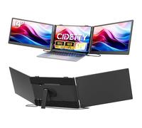 CIDETTY Extender Schermo Portatile per Portatile, Monitor Triplo Ultra Sottile da 14.1" con Risoluzione Full HD 1080p, Leggero, Compatibile con Laptop da 13 a 17 Pollici, Plug & Play, Compatibile con