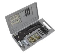 Cieco Dado & Borchie Rivettatura Kit - Sealey AK396 Nuovo
